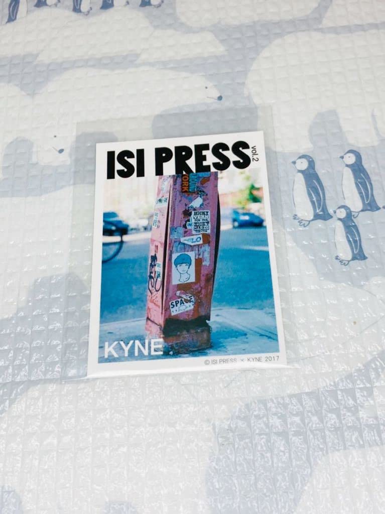 ✴︎kyne isipress vol.2 ステッカー付✴︎ ステッカー付 ISI PRESS vol.2 KYNE | NEW ALTERNATIVE / ISI PRESS