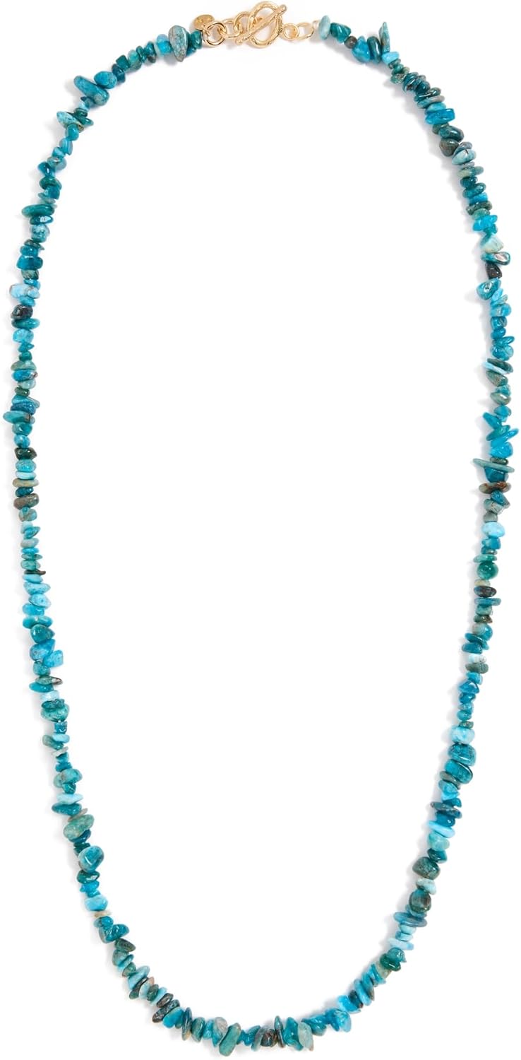 Maison Irem Women's Tropical Necklace, Turquoise, Blue, One Size