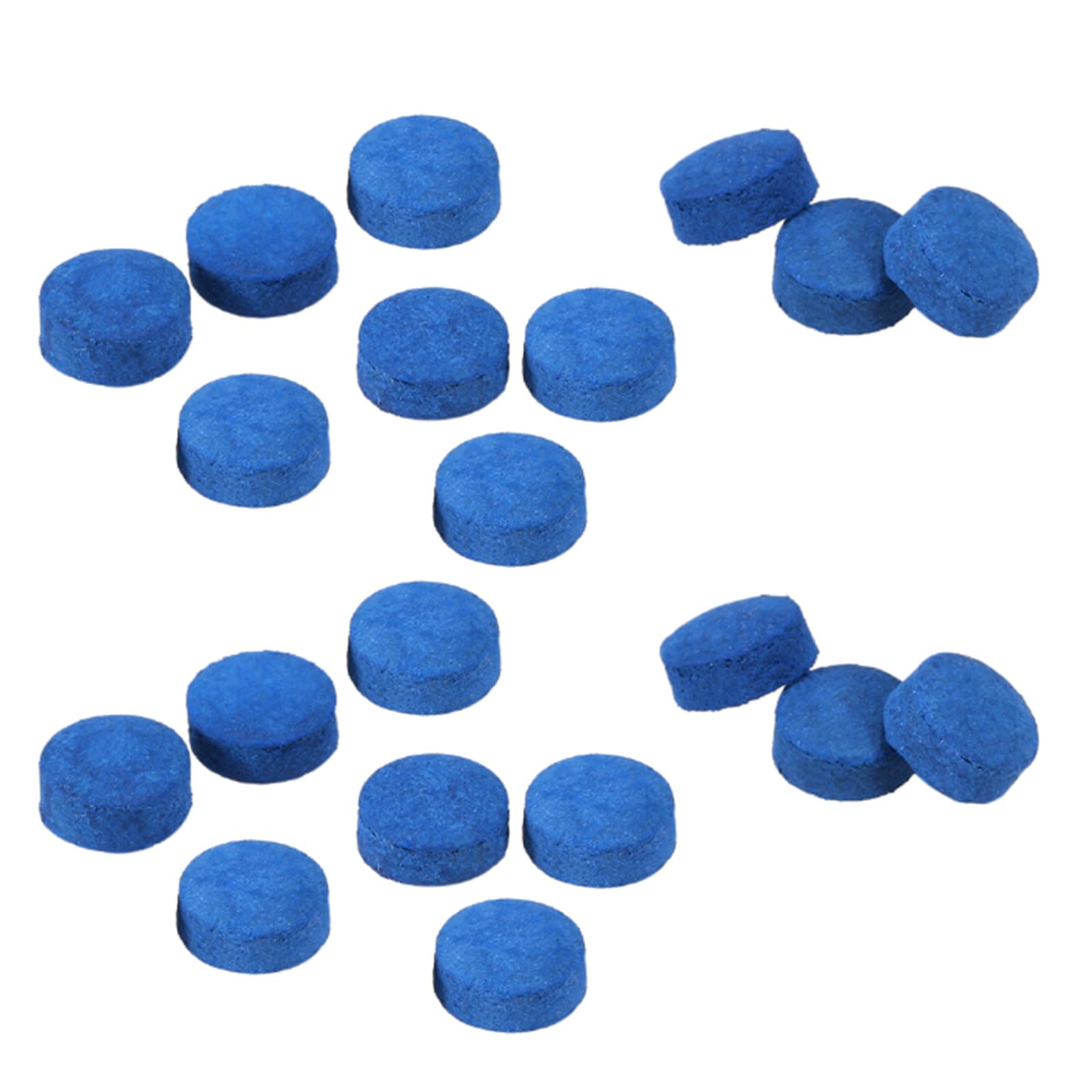 20 Punte Per Bastone Da Biliardo Da 12 Mm – Kit Riparazione In Pelle E Nylon, Facili Da Montare (Grigio)