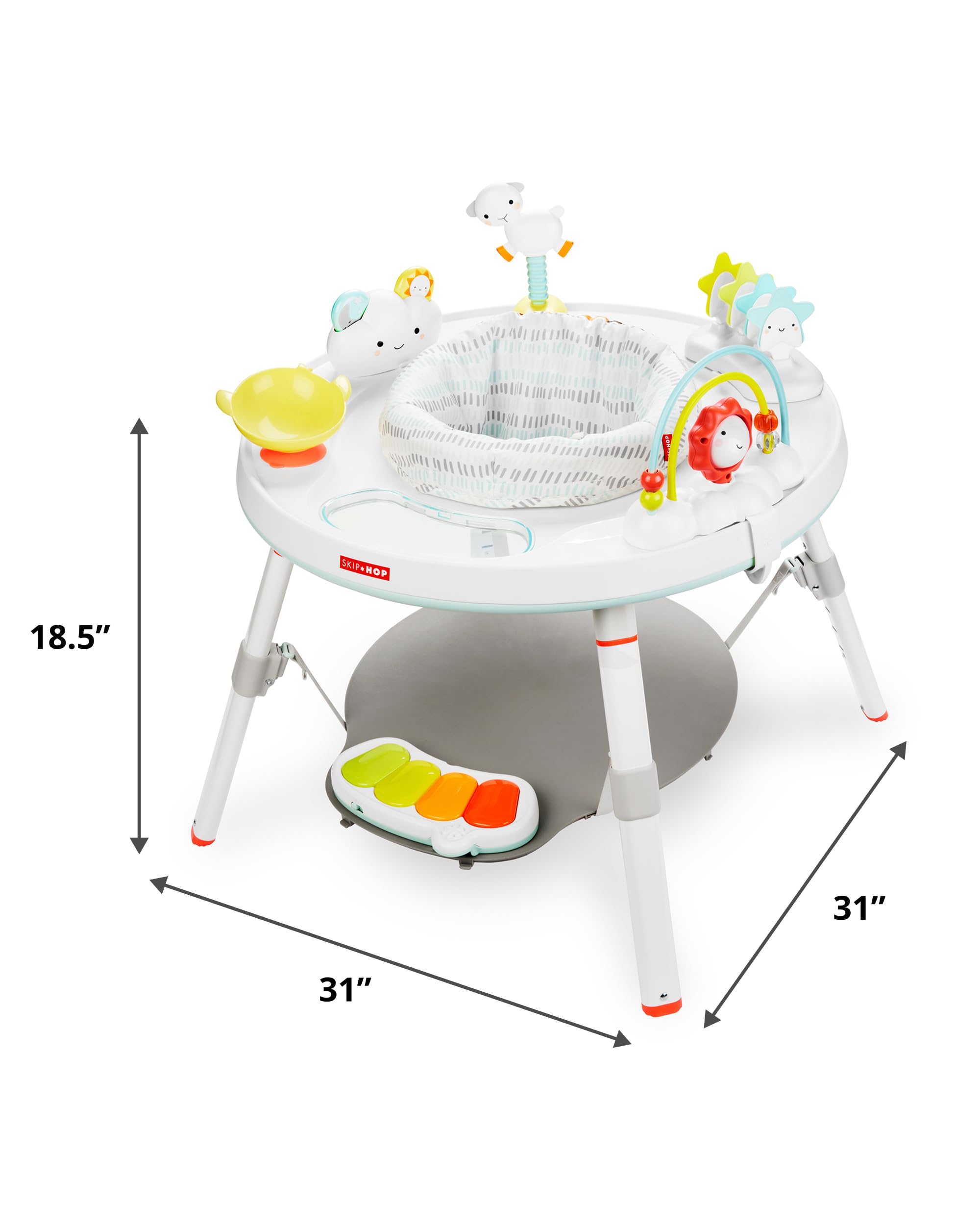スキップホップ 3ステージ アクティビティセンター シルバークラウド Amazon.com: Skip Hop Baby Activity Center: Interactive Play Center