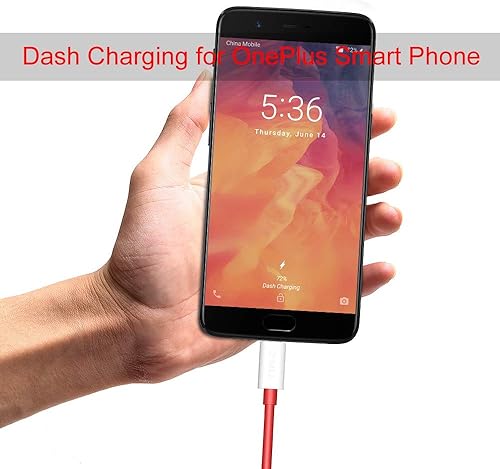 Miniatura 4 de Jelanry Paquete de 2 cables USB tipo C de 6 pies para OnePlus 8 Pro, 80 W 65 W para SuperVOOCWarpDash cable de carga de sincronización rápida de