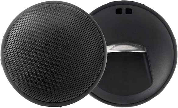 Speaqua - Waterproof Bluetooth Speaker w/Bottle Opener - Small Portable Bluetooth Speaker - Dual Bluetooth Speaker Pairing Beach Accessory -Cruiser H2.0 Portable Outdoor Speaker - Manta Ray Black