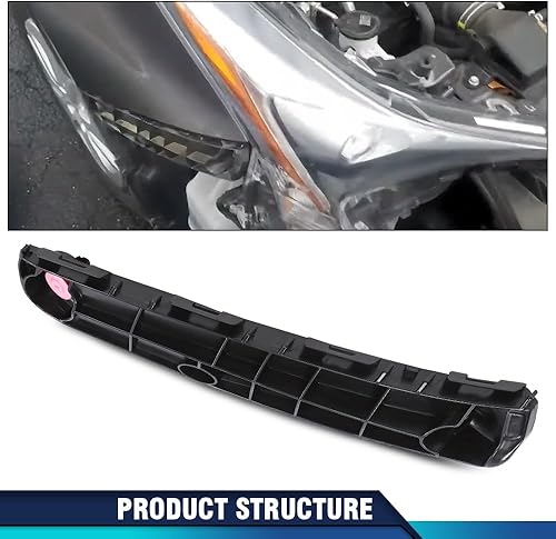 Miniatura 153 de PIT66 Soporte de parachoques delantero compatible con Hyundai Sonata 2011-2015 2 piezas soporte de parachoques delantero izquierdo y derecho