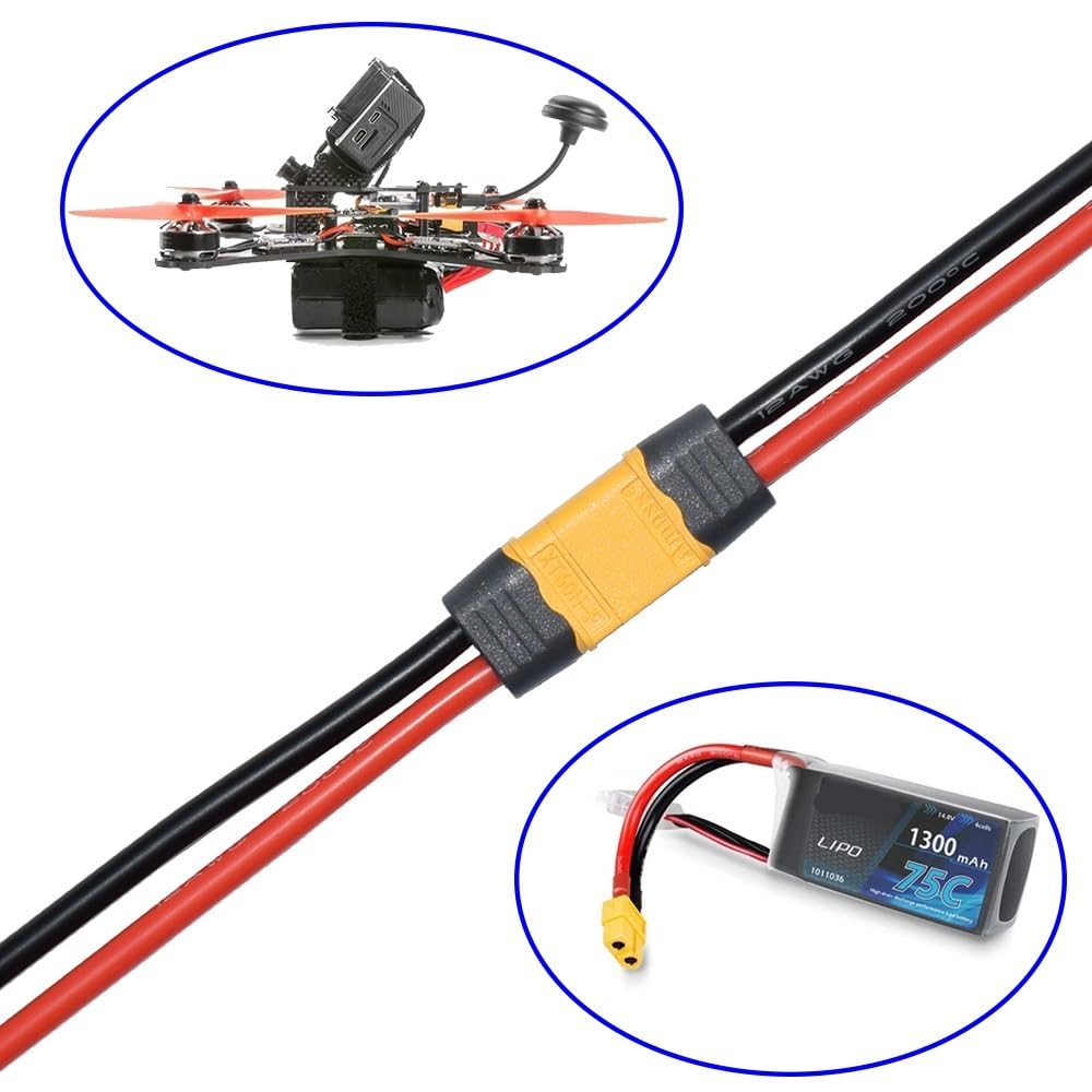 Compatibile con Amass Connettori XT60 Maschio Femmina Con Custodia