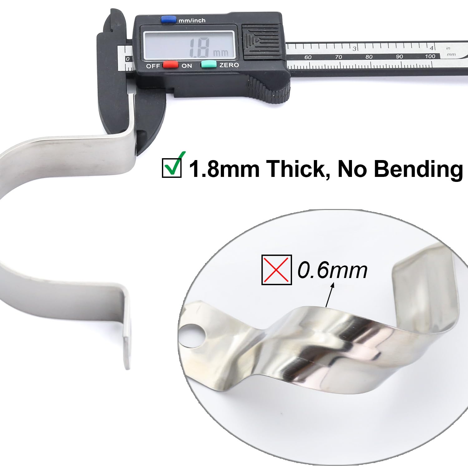 Collare Di Serraggio In Acciaio Inox 32-50mm 2pz - Foto 4