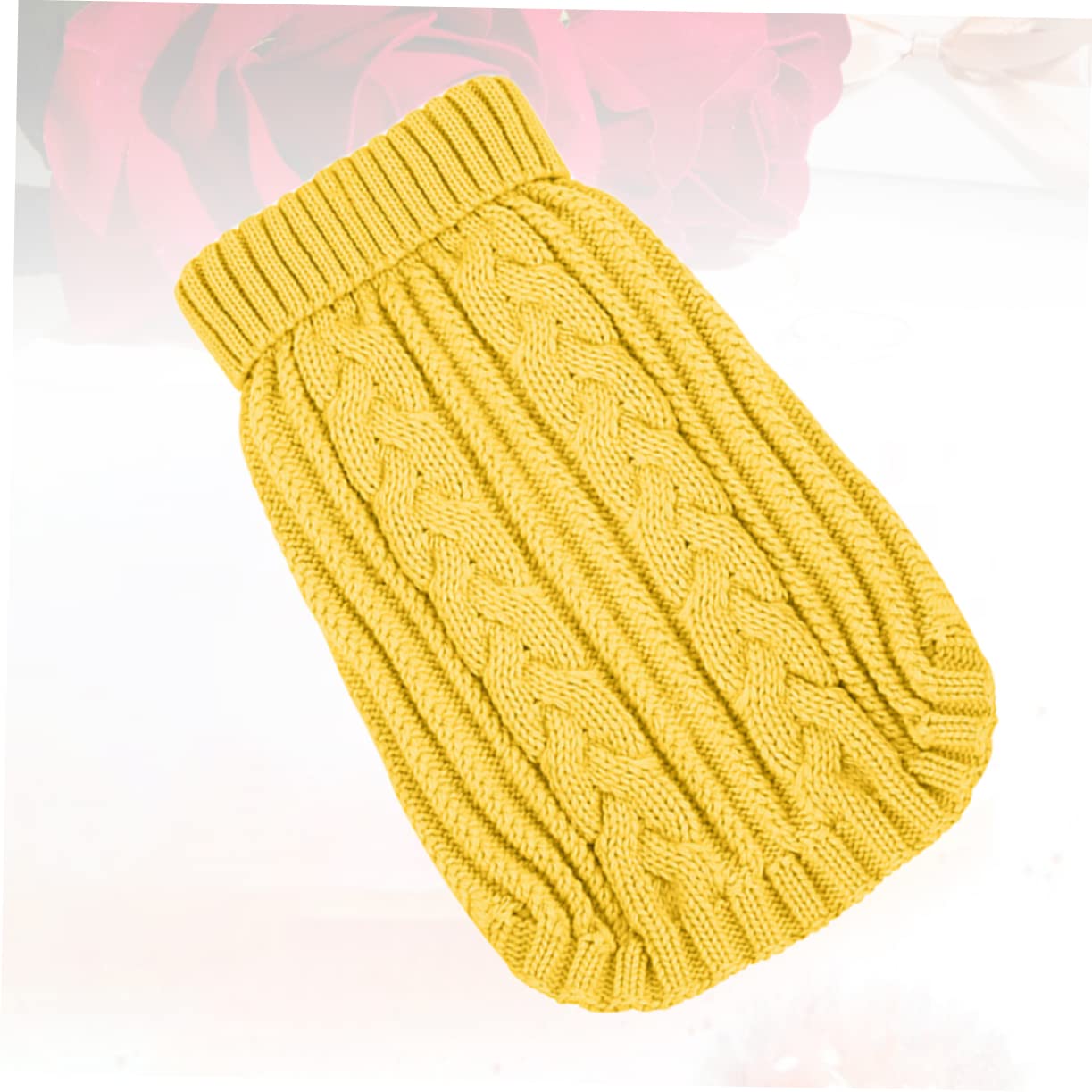 BESPORTBLE 3 Pezzi di Abbigliamento per Animali Domestici XXS Maglione Giallo alla Moda Costume da Festa per Cane per Foto Ed Eventi