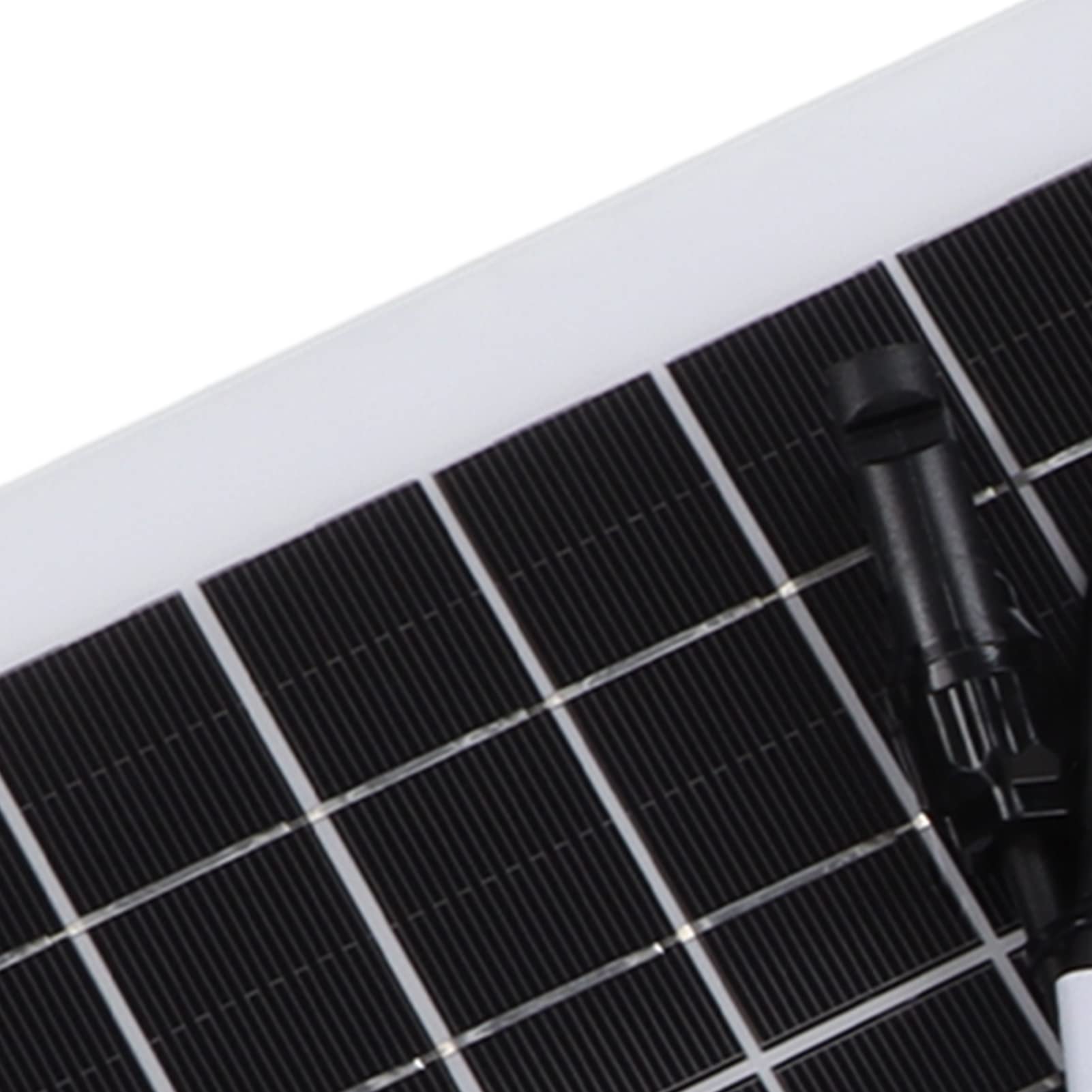 Pannello Solare Flessibile Caricabatteria Monocristallino 15W 12V | Silicio Monocristallino e PET, Si Piega a 30 Gradi, Uso Tenda per Barca , Caricabatteria Al Litio 12V, Impermeabile