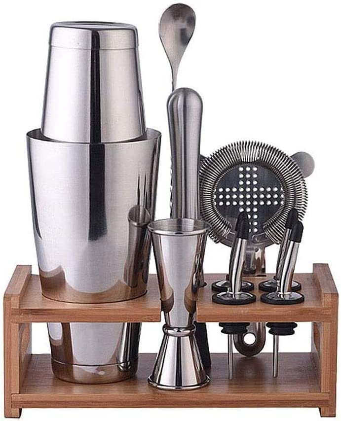 Kit de Bartender con Coctelera Boston y Accesorios miniatura 1
