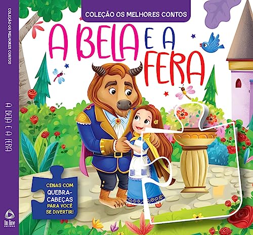 Coleção Os Melhores Contos – A Bela e a Fera | Livro Quebra-Cabeça:
