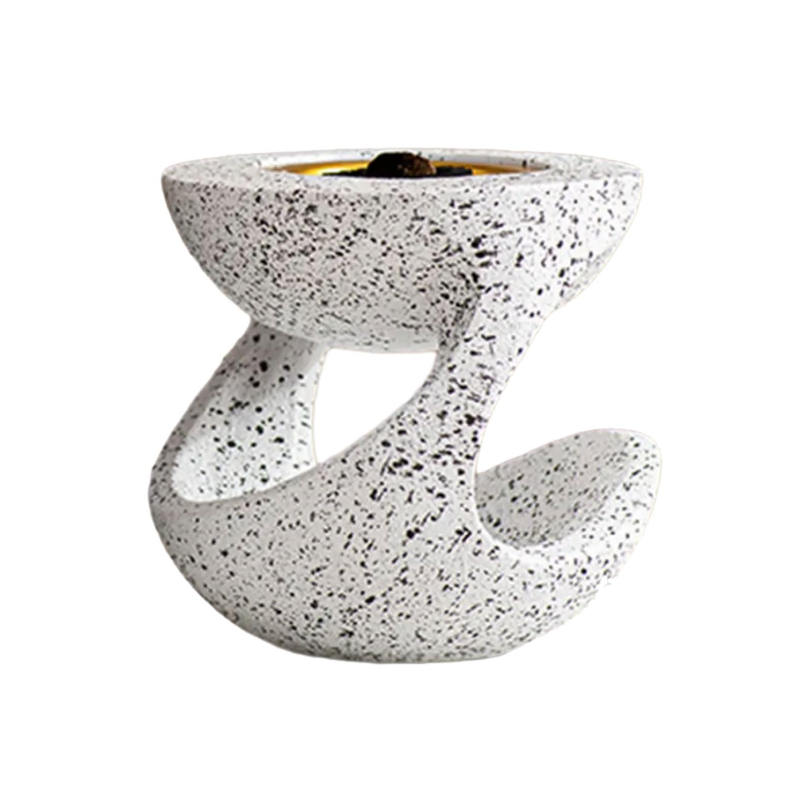 vfdaSWQQ Aromatherapy burner, Space-saving Frankincense Resins Cutter for Meditations and Home Office Decors Nedo Eastern Styles