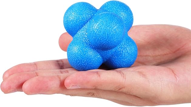 VORCOOL 6 Pcs Reaction Bounce Ball Agility Reaction Reflex Ball for Improving Agility Reflexes and Hand-eye Coordination Skills
