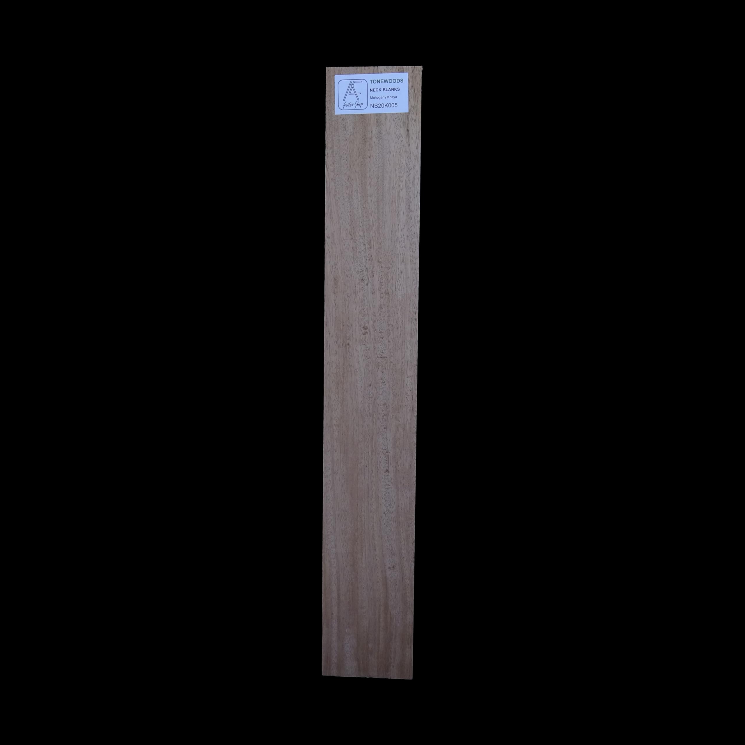 Mahogany Khaya 20 mm neck blank AC pour fabriquer une guitare ou basse