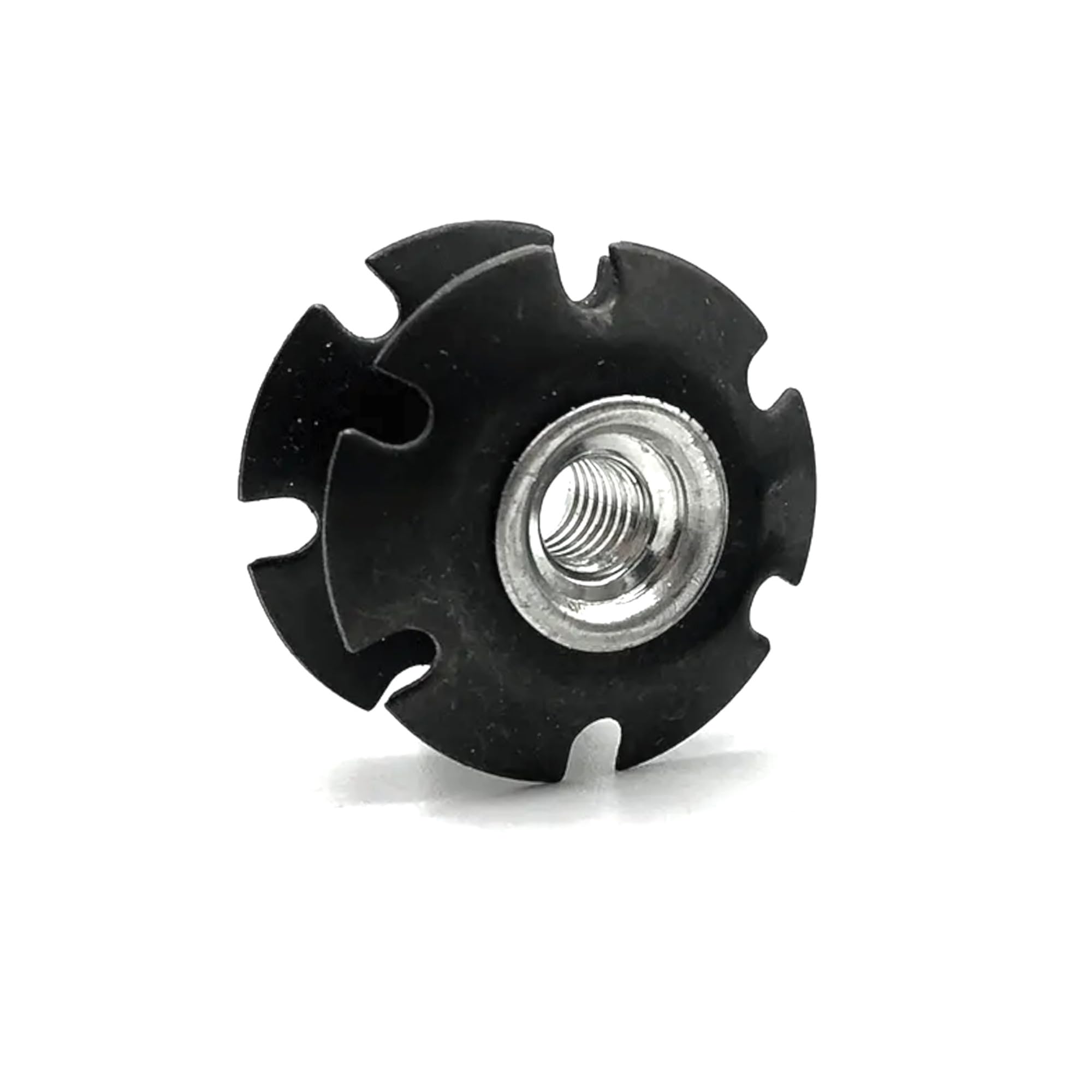 Tappo Superiore In Lega FSA + Dado A Stella 1.5” Per Forcella Sterzo – Nero | Serie Testa