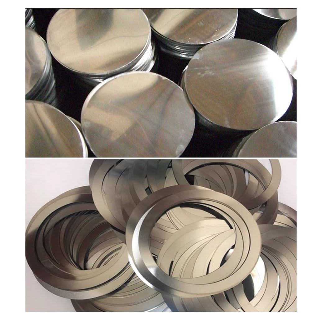 304 Round Sheets disc Flat Gasket, Stainless Steel 316L Round Plate, 4mm Thick Diameter 50mm 100 150 250 300mm Circular Sheet Disc, Round Disk(100mm*4mm(2pcs))