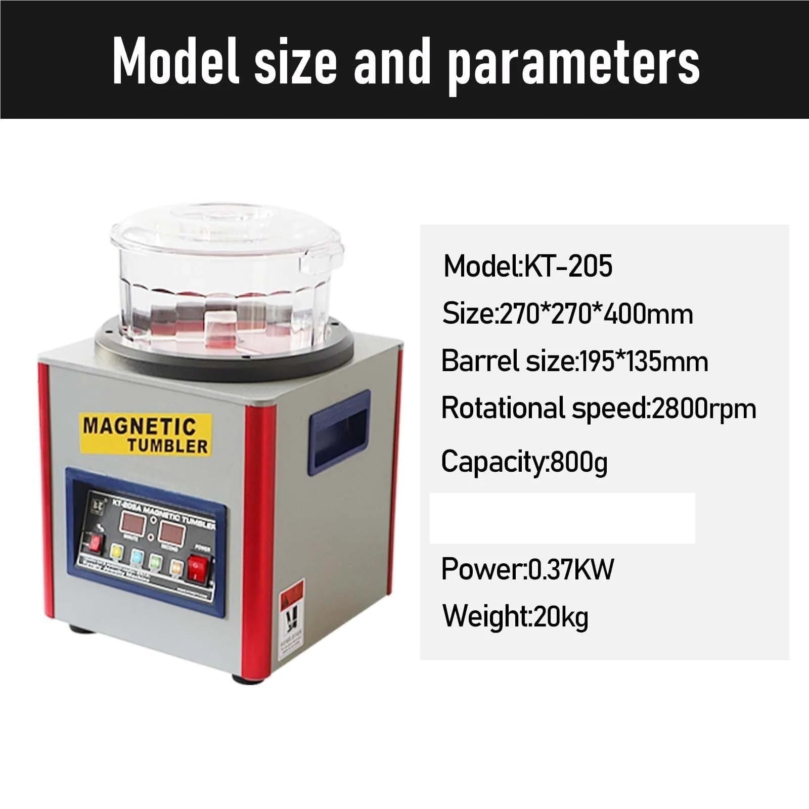 Polerka do biżuterii, Polerka Do Biżuterii Elektromagnetyczna KT-205A Wydajność 2800 Obr/min Złota I Srebra