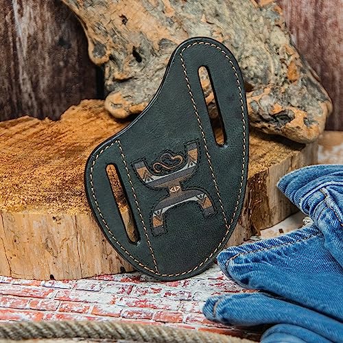 HOOey Western Lifestyle Inspired Flat Sheath (Black/Lakota Hooey Hands Up)2