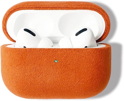Miniatura 10 de ALMA Funda Alcantara para AirPods Pro, AirPods Pro de 2 generación (Gen 2, marrón)
