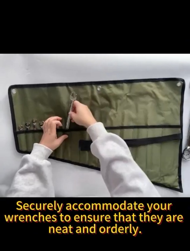 Rouleau À Outils Sac À Outils Enroulable, Sac À Outils En Tissu Oxford