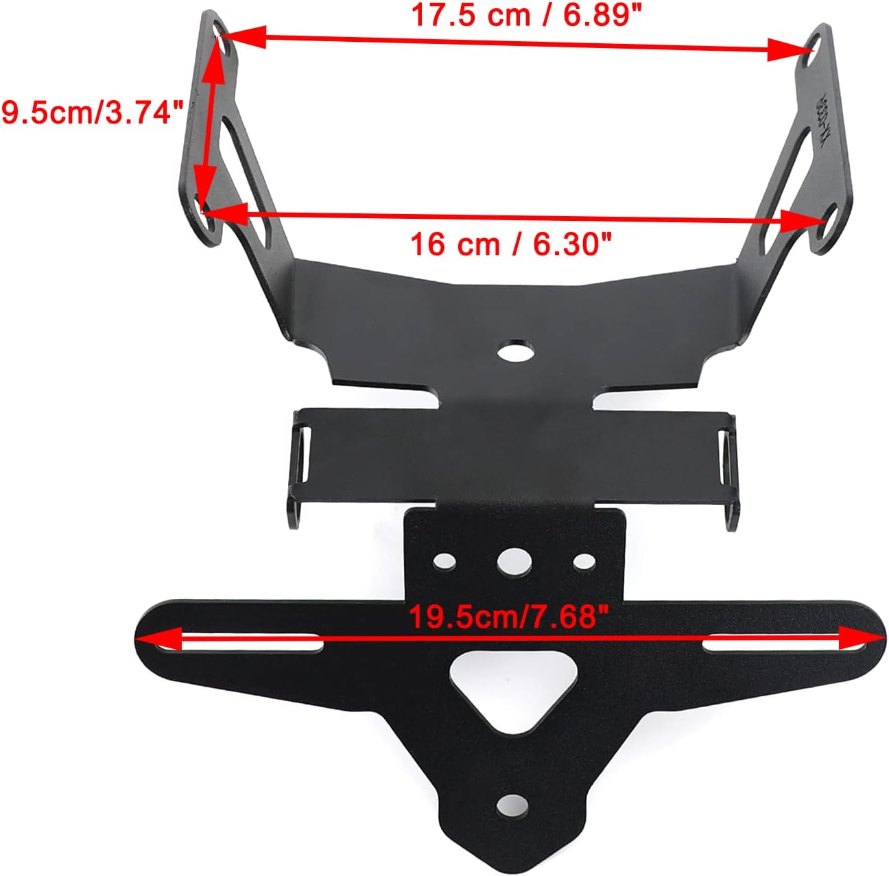 Areyourshop Motorcycle License Plate Holder Frame Bracket, License Plate Frame Holder fits for Honda CB650R 2021 +, CBR650R 2019 2020 2021+