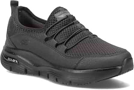 Amazon.com | Skechers Work Arch Fit SRJitsy Womens Slip On 6