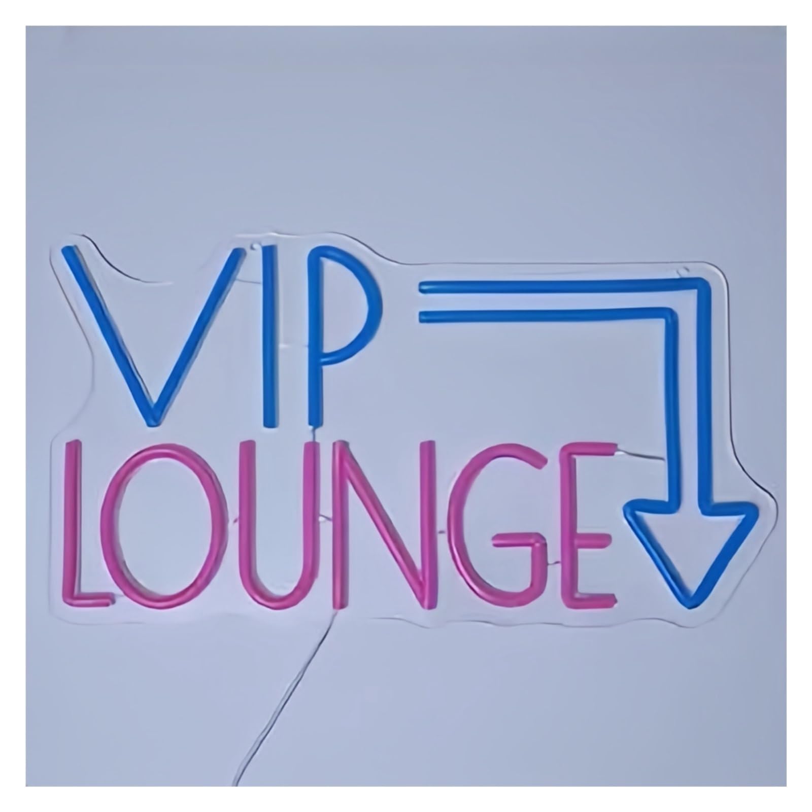 Insegna luminosa al neon Sala VIP per insegne al per neon per luci per con luminosità regolabile alimentate tramite per USB per per 22,86 cm x 41,91