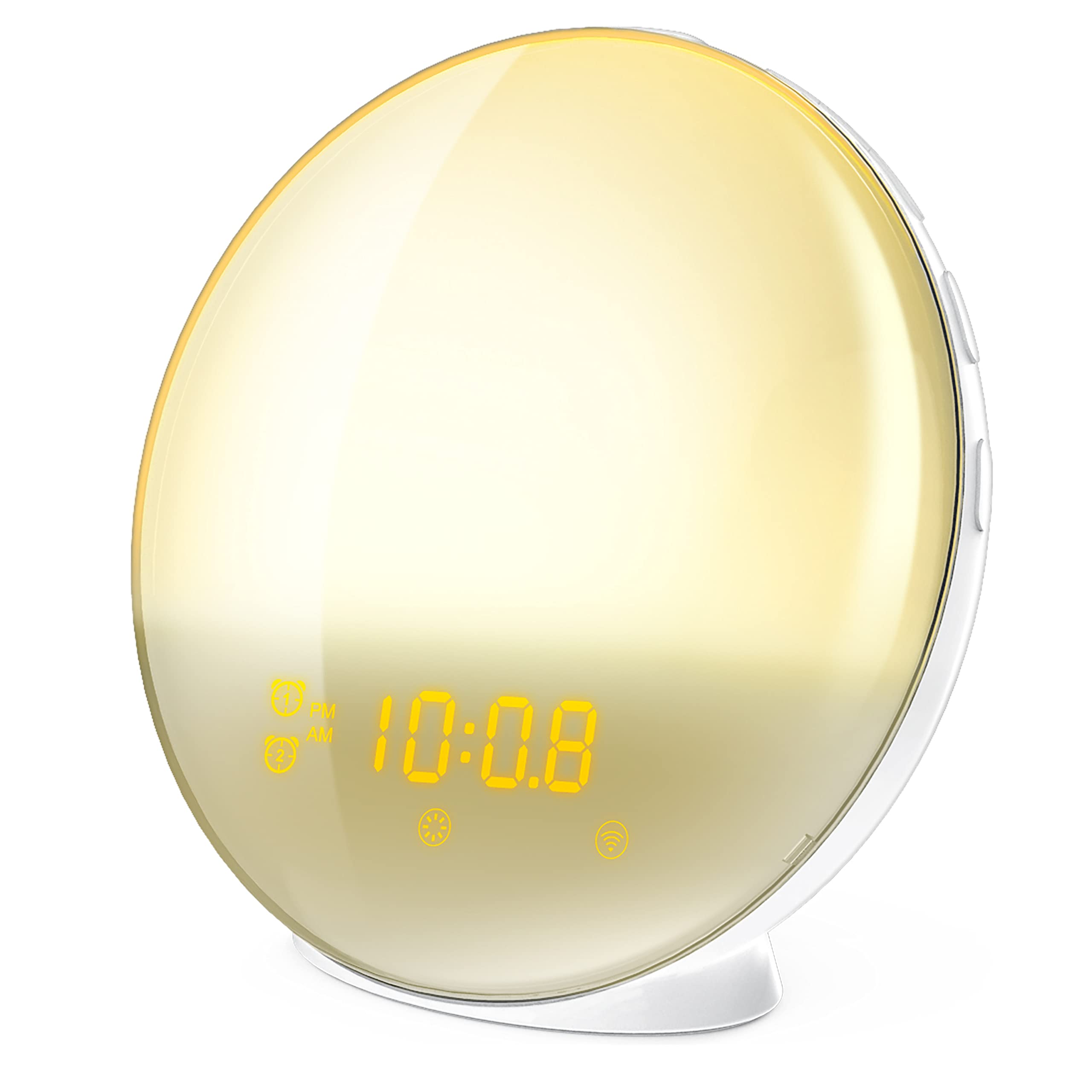 Muvit iO Lámpara RGB Luz Ambiente y Despertador con Radio FM