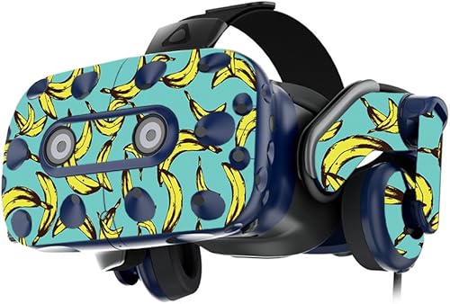 MightySkins Skin compatible con auriculares HTC Vive Pro VR Bananas Cubierta protectora de vinilo duradera, y única Fácil de aplicar, quitar y