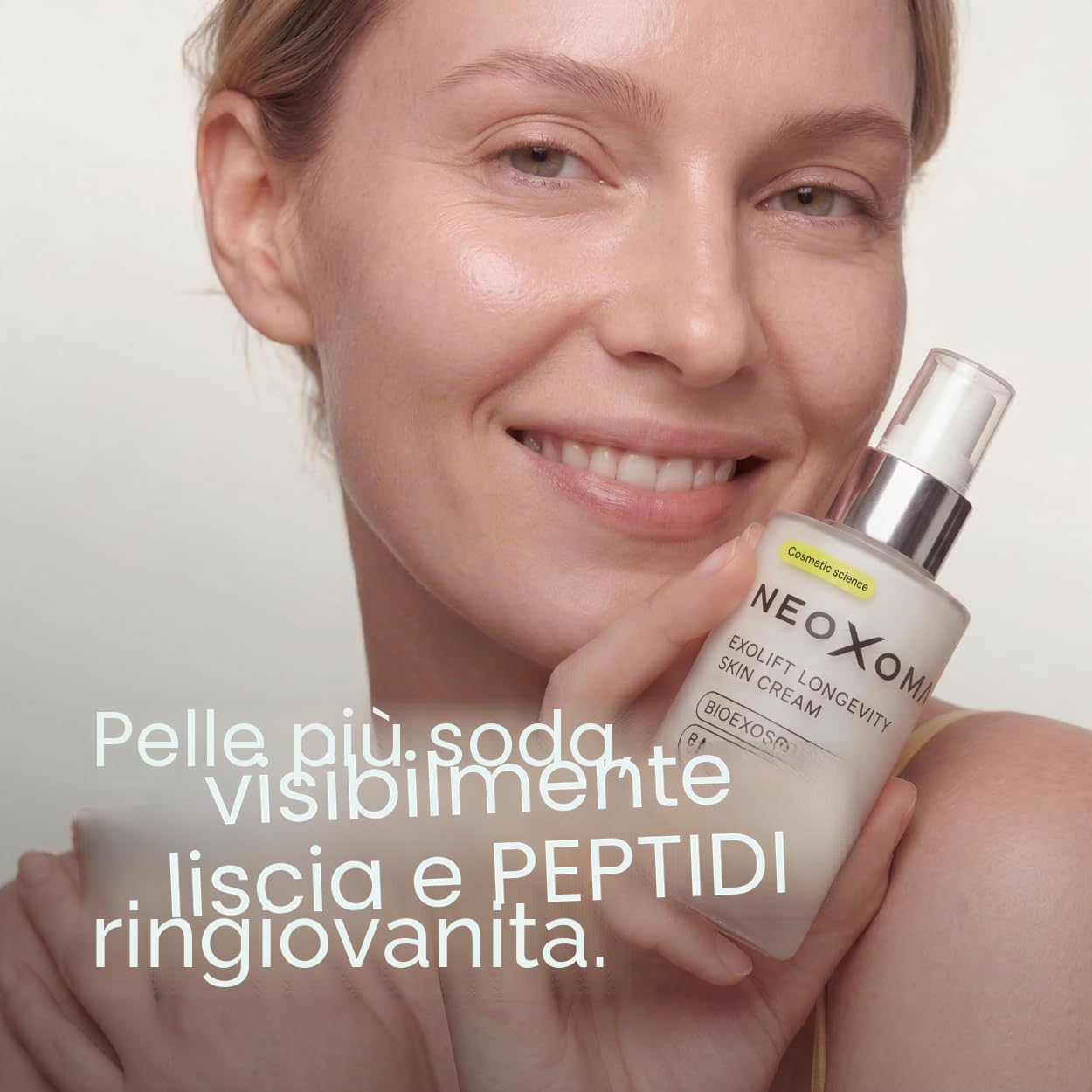 Crema viso idratante con esosomi e Bakuchiol | Crema viso antietà con peptidi | Miglioramento aspetto delle rughe e fermezza | Idratazione intensa e pelle uniforme | 50 ml