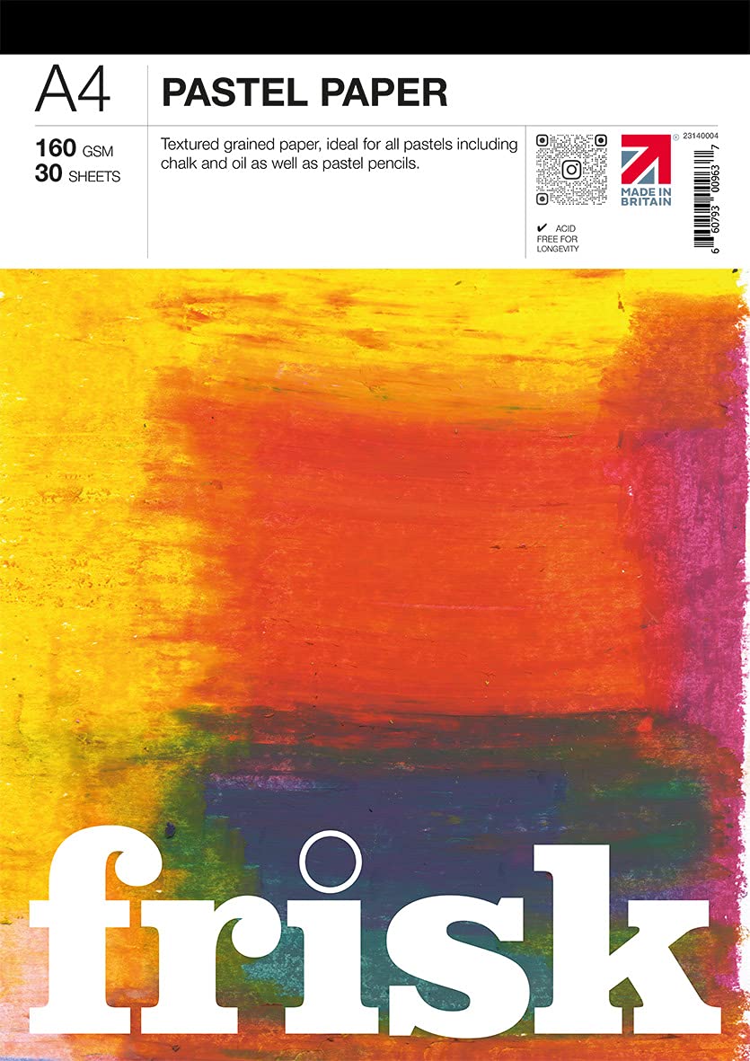 FriskPastel Pad 160gsm 30sheets A4, White