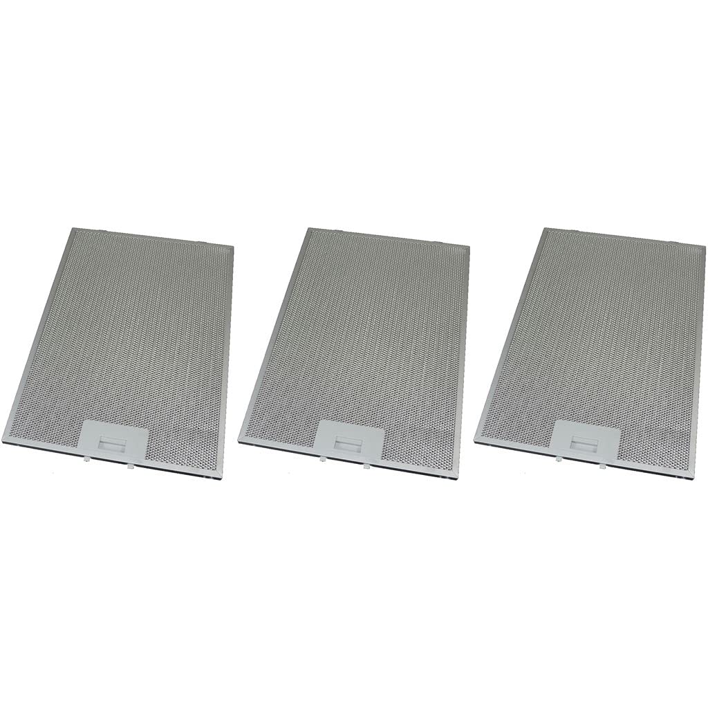 Universal Cooker Hood Metal Grease Filters 265mm x 395mm Pack of 3 by Ufixt
