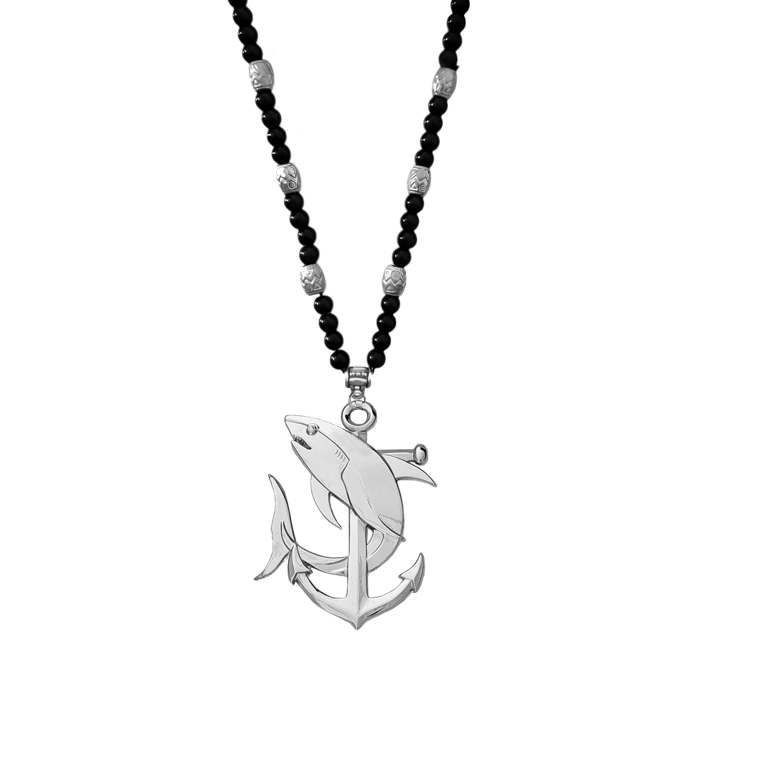 Dolphin Fish Pendant Necklace for Men & Women | Ocean Travel Charm Jewellery | Beaded Chain with Artistic Dolphin Locket Gift for Couples, Friends & Adventurers Copper SPn2025541-image-32
