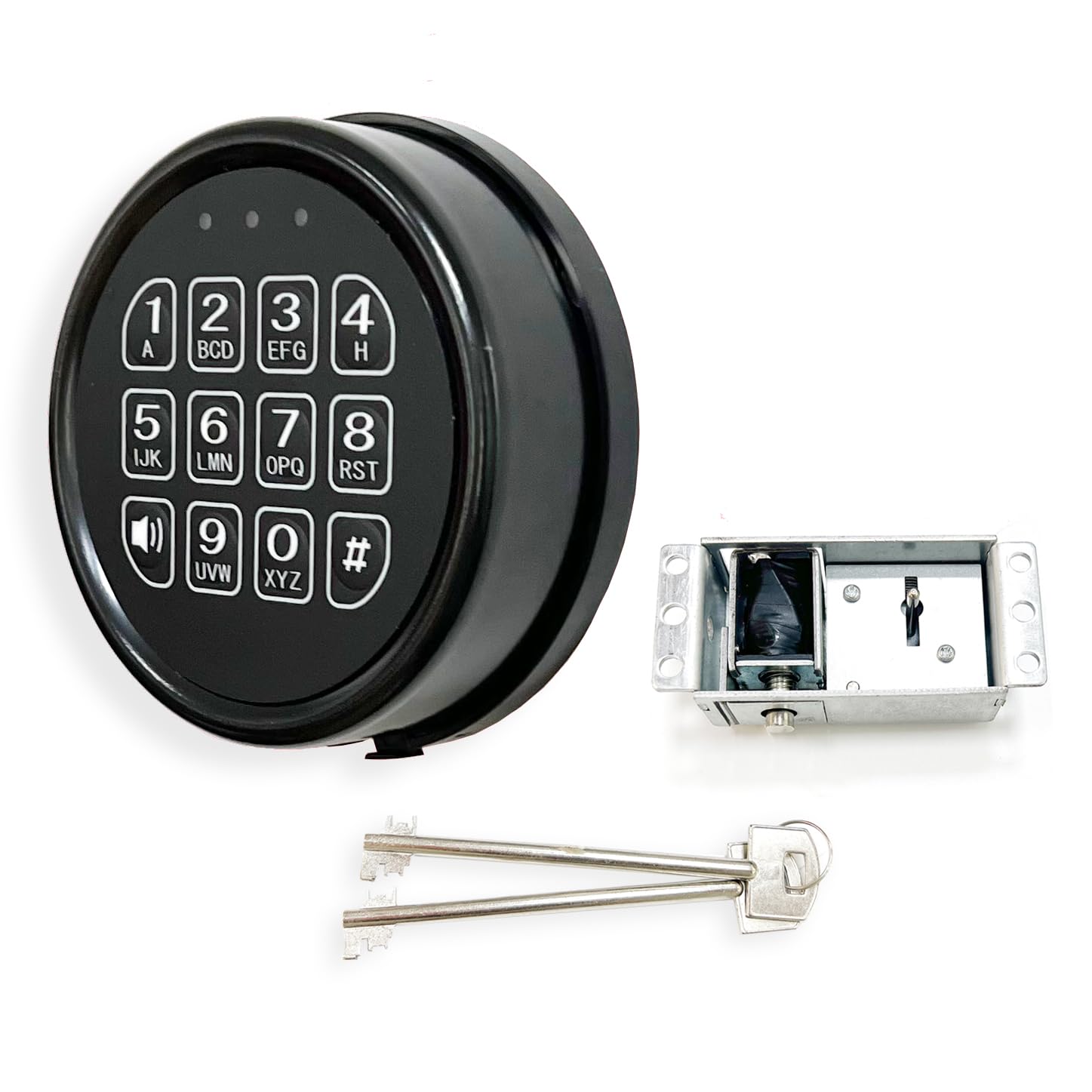 YOSEC Gun Safe Lock Replacement with Black keypad and Solenoid Override  Key, Electronic keypad Lock for Safe Box and Vault Door : Amazon.ca: Sports  & Outdoors