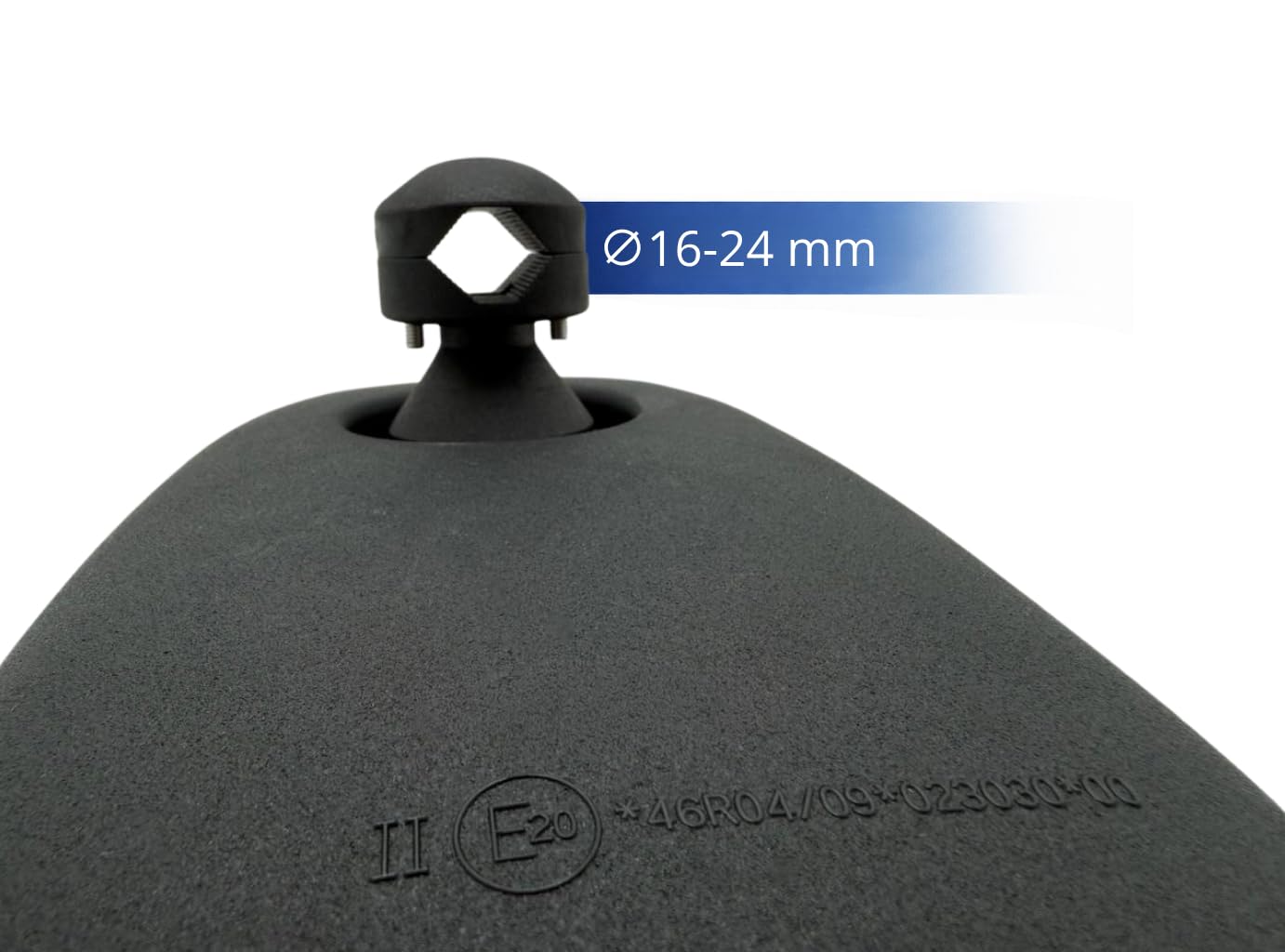 2x Außenspiegel Rückspiegel Set 260x154 mm + Halterung 180 mm Universal für Traktoren | Ø16–24 mm Aufnahme | Ø18 mm Halter | E20 geprüft | kompatibel mit JCB, JD, Case IH, New Holland, Ford