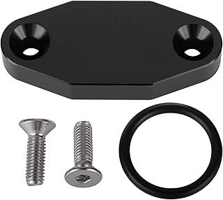 LS Oil Cooler Bypass Block-Off Plate for Gen III IV Series Engines LS1 LSX LS3 LQ4 LQ9 LR4 LS6 L33 LS2 LH6 L92 L76 L98 L9H L20 L94 LZ1 L99 L96 LC8 L77 Port Black