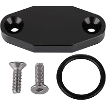 LS Oil Cooler Bypass Block-Off Plate for Gen III IV Series Engines LS1 LSX LS3 LQ4 LQ9 LR4 LS6 L33 LS2 LH6 L92 L76 L98 L9H L20 L94 LZ1 L99 L96 LC8 L77 Port Black