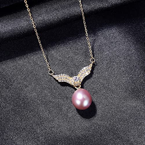 Pendentif femmes bijoux perles d'eau fraîche pour mariage unique