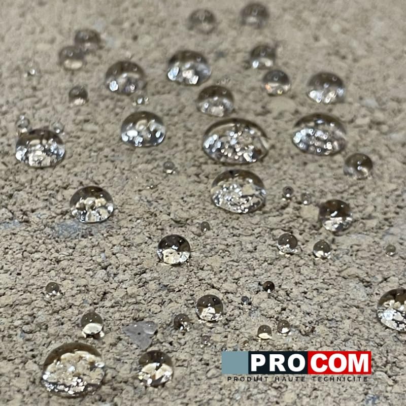PRO COM Hydrofuge façade incolore, imperméabilisant mur extérieur, pierre, enduit, crépi, ciment, béton, Defender 5 litres