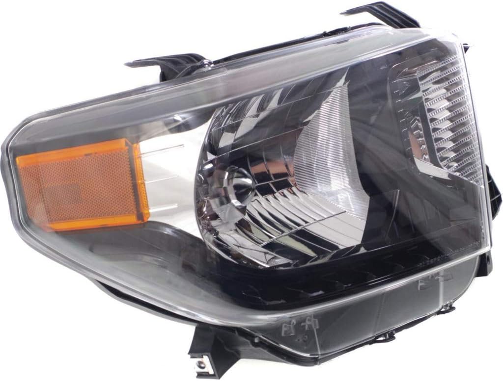For Toyota Tundra Headlight Assembly 2015 2016 2017 Pair Driver and Passenger Side w/Bulbs For TO2502235 TO2503235