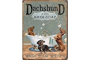 Wash Your Wiener Vertical Tin Sign