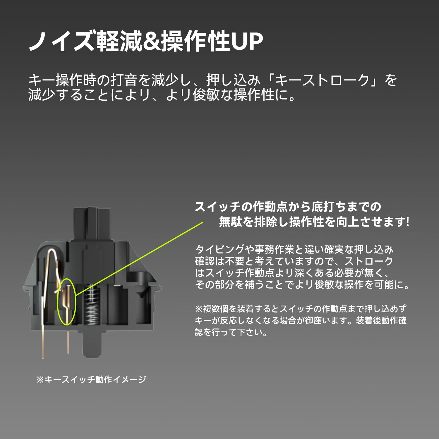 Amazon.co.jp: TALONGAMES 静音化リング メカニカル キーボード