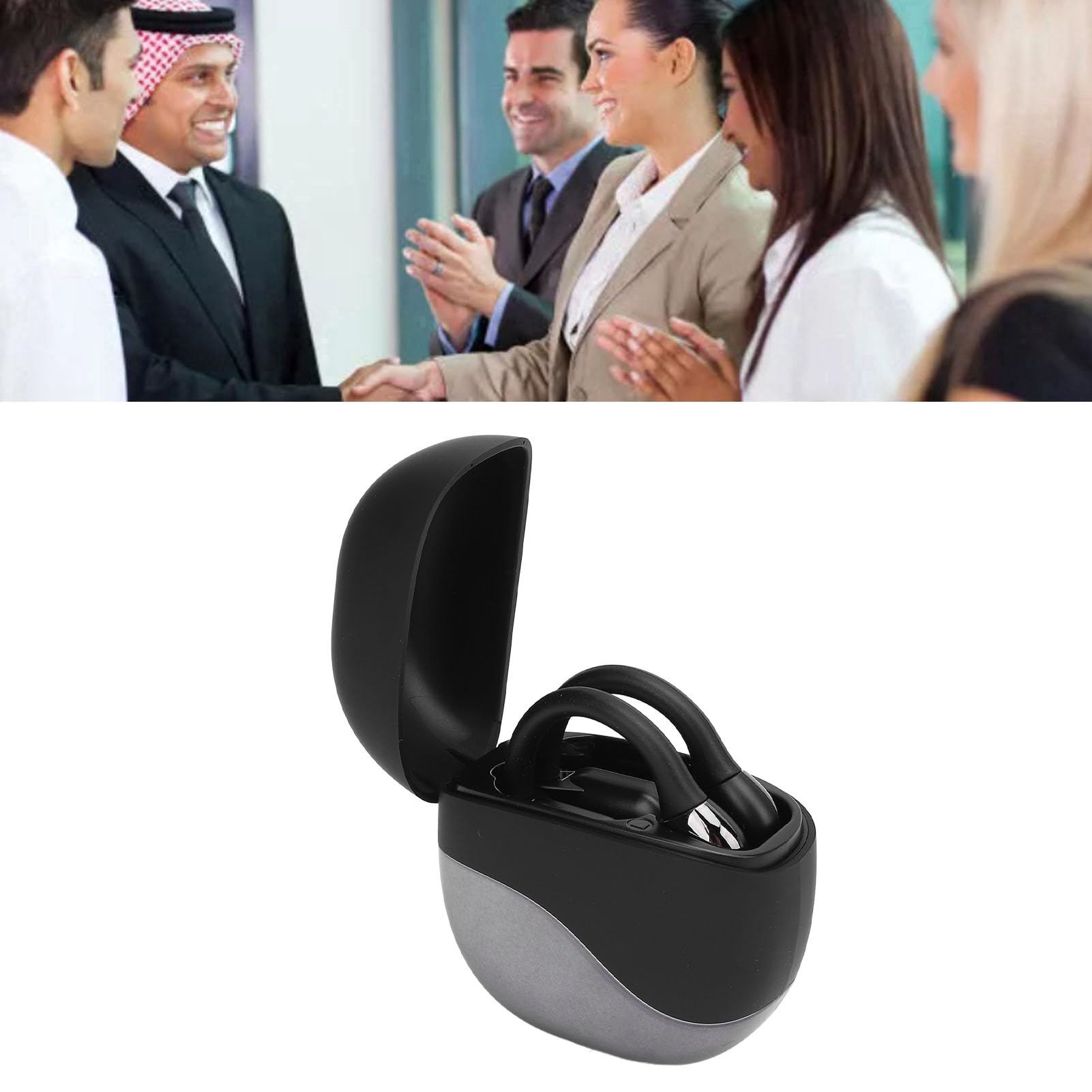 Auricolari per Traduttore di Lingua Traduzione in Tempo Reale Dispositivo con Cancellazione del Rumore per i Viaggiatori in Movimento