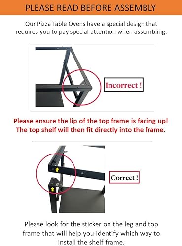 Miniatura 2 de NUUK Mesa de horno de pizza con ruedas de doble estante 24 x 30 pulgadas mesa de trabajo multifuncional de preparación de alimentos con cajón sobre