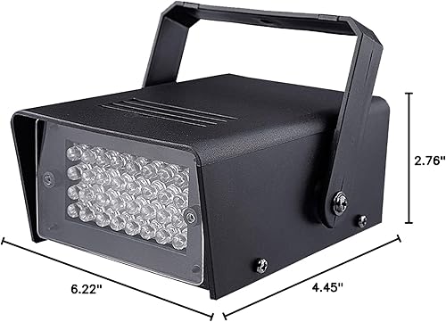 Miniatura 6 de 32 luces estroboscópicas LED para Halloween mini luz estroboscópica luces estroboscópicas de Halloween para habitación luz estroboscópica de fiesta