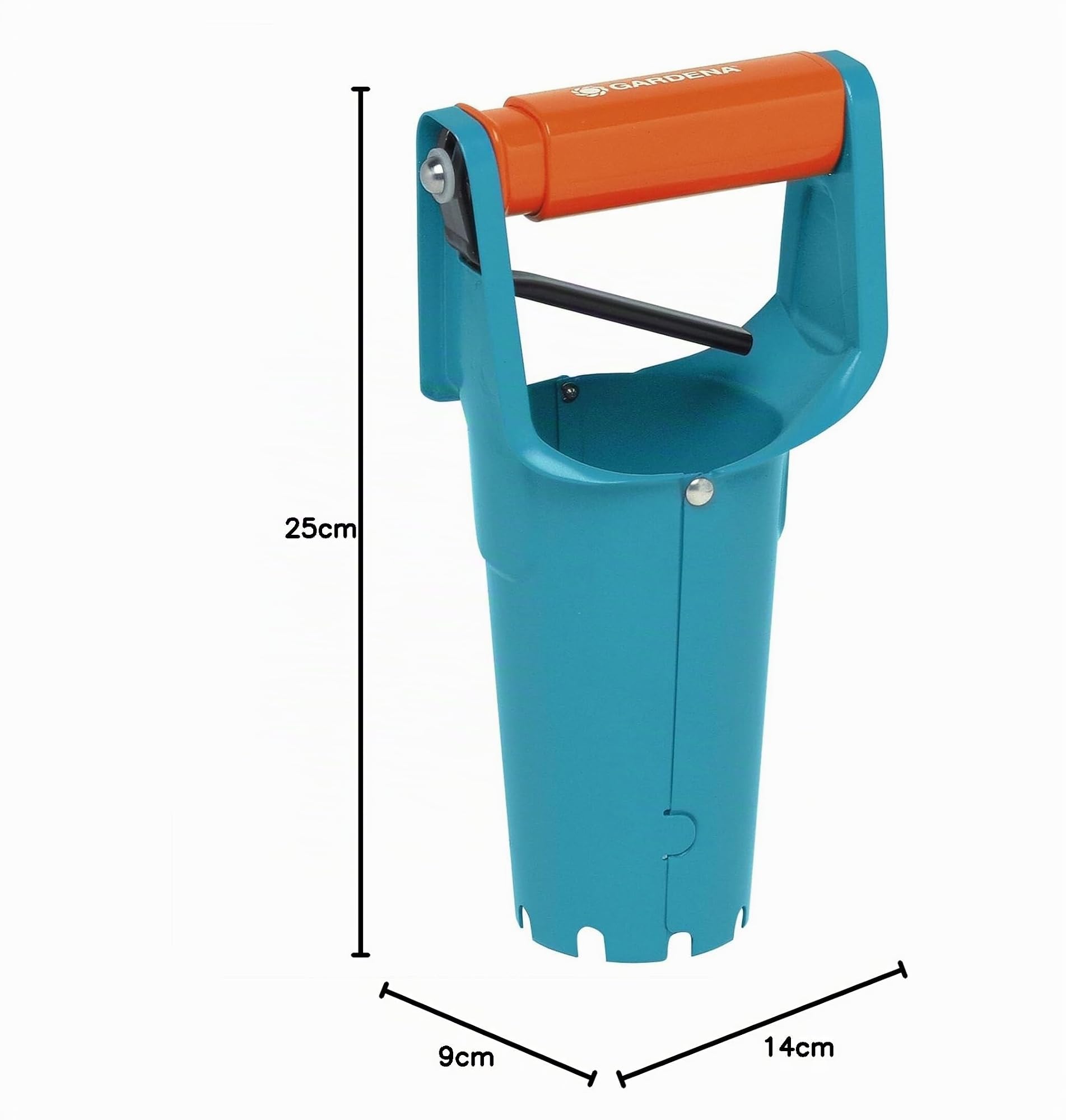 Gardena Piantabulbi: Accessorio per piantare bulbi, con dispositivo di prelievo e di rilascio automatico attivazione e scala graduata (3412-20)