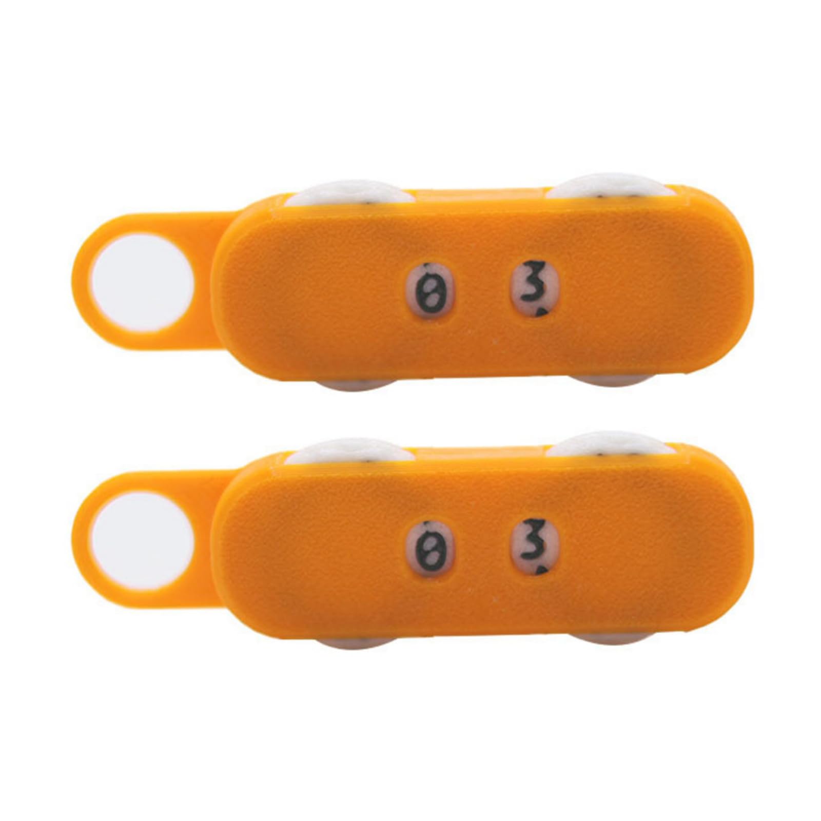Buxuaaaa Sturdy PET Rubber Crochet Stitching Counter Portable Designs for Knitting Craft and Sports Enthusiasts PET Stitching Marker