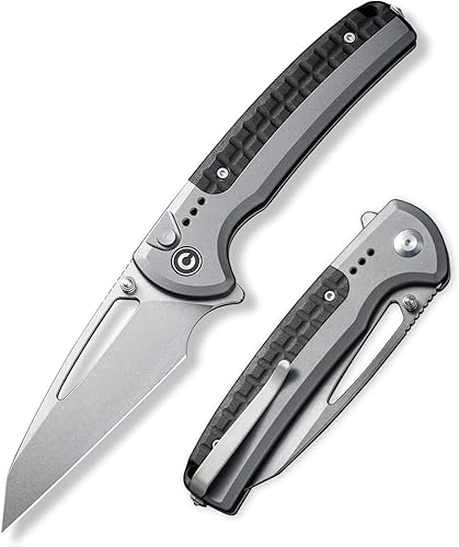 Miniatura 7 de CIVIVI Sentinel Strike - Cuchillo de bolsillo con rompecristales, cuchillo plegable utilitario para EDC al aire libre, hoja Tanto inversa de 3.7