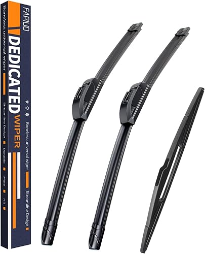 Repuesto para limpiaparabrisas silencioso Nissan Quest 2004-2009 -FAPIUO - Juego de limpiaparabrisas delantero y trasero de 26 pulgadas, 18 + 14