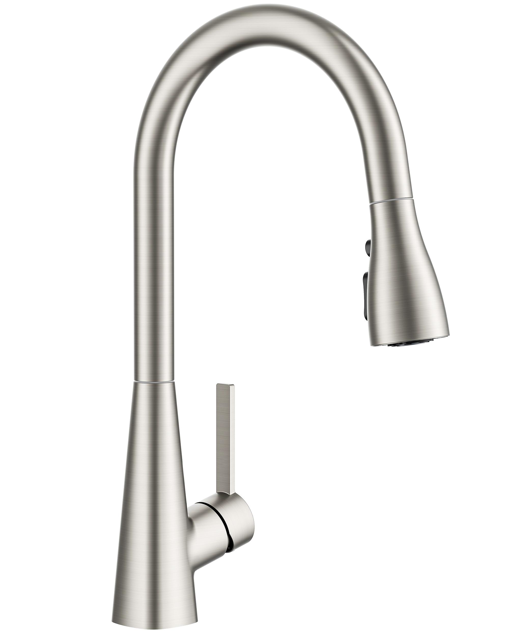 FORIOUS Brushed Nickel Kitchen Faucet