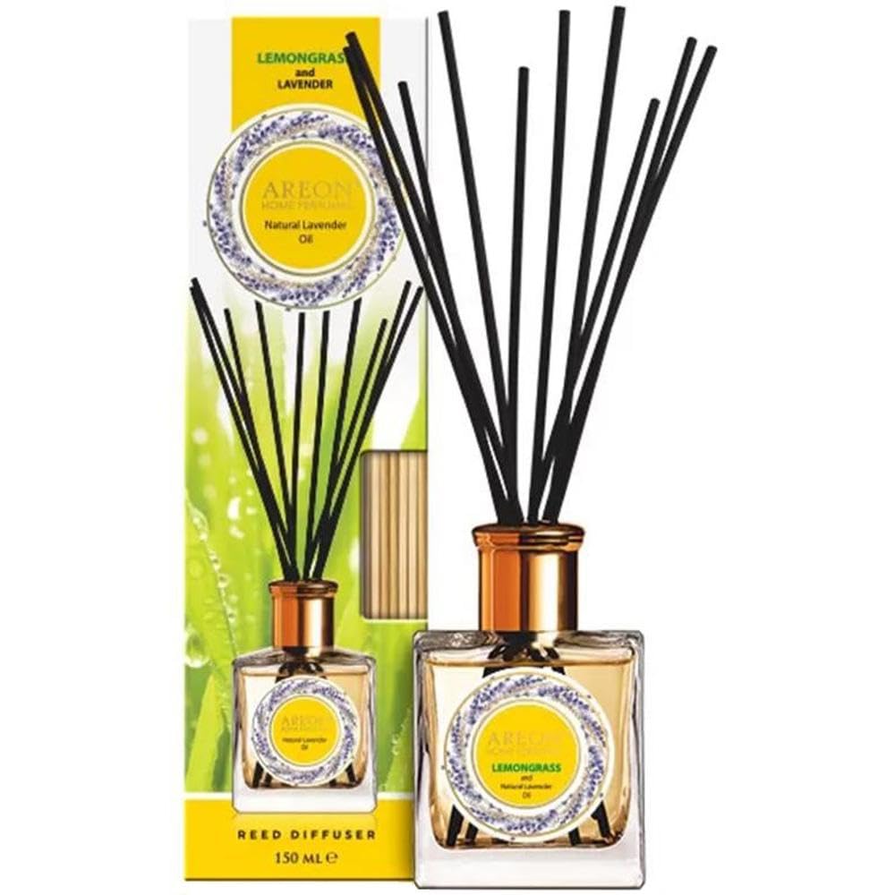 Areon Home Profumi Olio Di Lavanda Profumo A Lunga Durata Diffusore A Bastoncini - Citronella & Lavandra, 150 Ml-image
