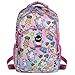 Produktbild FRINGOO® Schulrucksack für Mädchen & Jungen - Mit Mehreren Fächern, wasserdicht, für Laptops bis 17 Zoll (H: 44 cm * L: 29 cm * B: 21 cm, Holo Doodles)